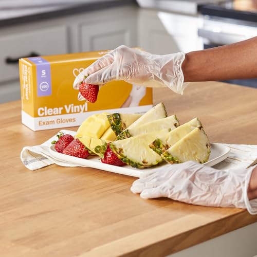 Clear Vinyl Exam Gloves 1000 Count Pack