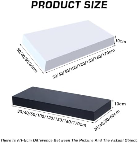 Square Display Pedestal Stand 440 Lbs Load White 30x30x10cm