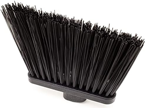 SPARTA 12 Inch Angled Plastic Broom Head Black