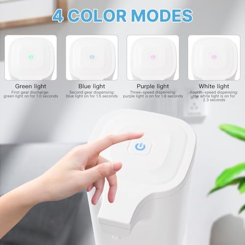 Touchless Alcohol Spray Dispenser with 4 Modes and IPX6 Waterproof