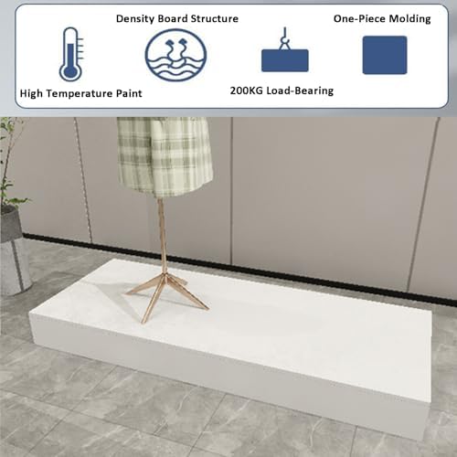 ZDMEI Cube Display Pedestal Stand Black 120x30x10cm