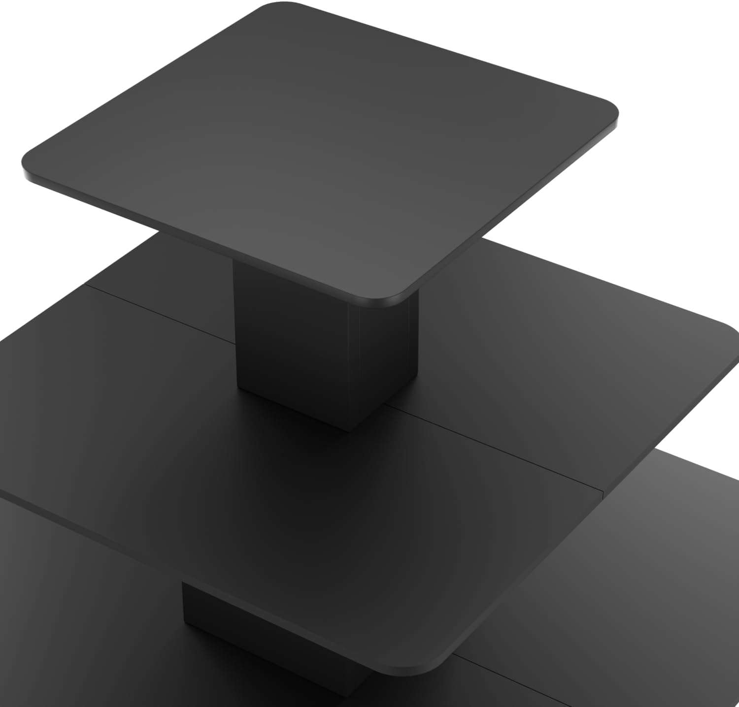 48 W x 48 D x 42 H Black Display Table