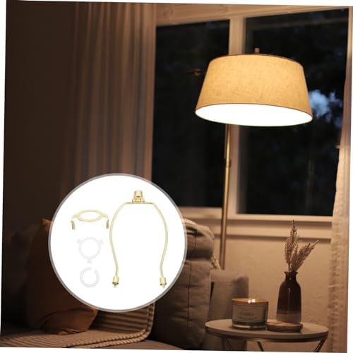 1set Heavy Duty Lamp Shade Bracket for Table and Floor Lamps Compatible E26 E27 E14 Bases