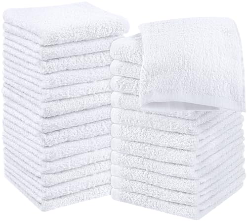 Basic Nitrile Exam Gloves 1000 Count 100 Cotton Washcloths 24 Pack - Large