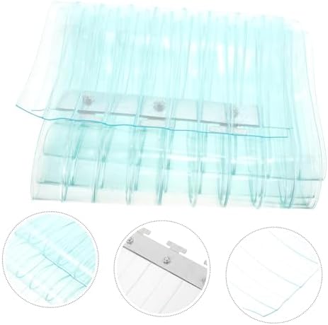 Ciieeo Transparent Door Curtain for Bathrooms and Garages