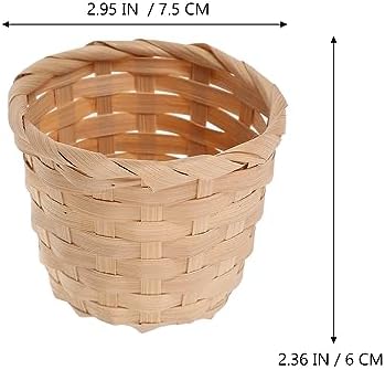 DOITOOL 20pcs Mini Woven Storage Baskets for Home Decor and Party Favors