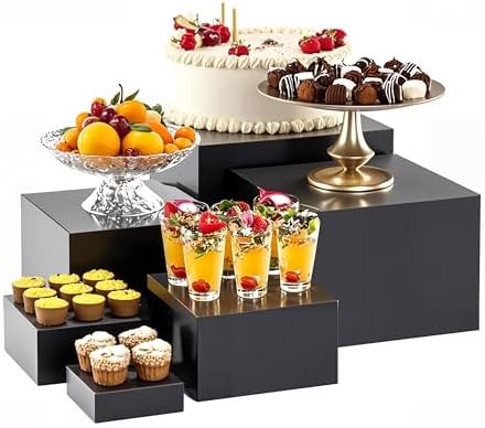 ihomecooker Metal Buffet Risers 6PCS Display Stand
