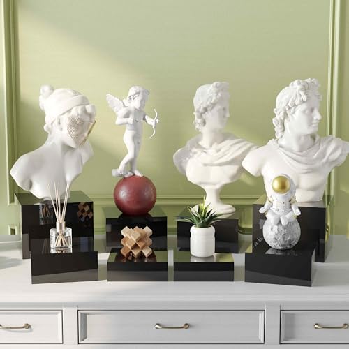 Neatsure 8PSC Buffet Risers Set Stackable Acrylic Display Stands for Food Desserts Jewelry and Collectibles