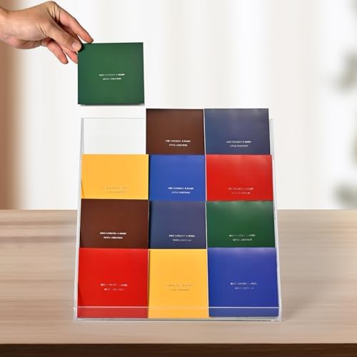 PecMuikee 4-Tier Acrylic Display Stand for Vendors