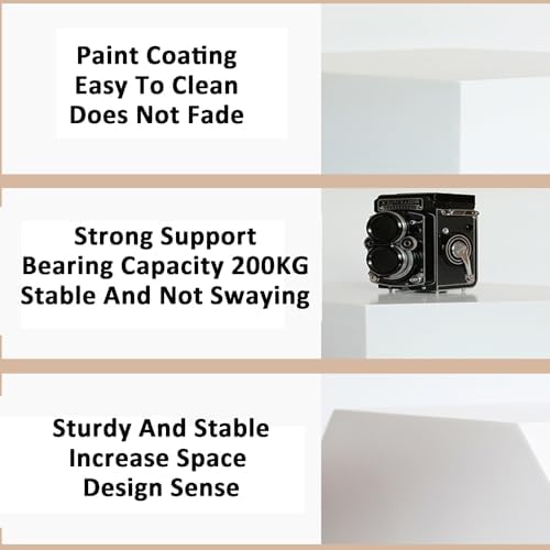ZDMEI Cube Display Pedestal Stand 200KG Load White 40x100cm