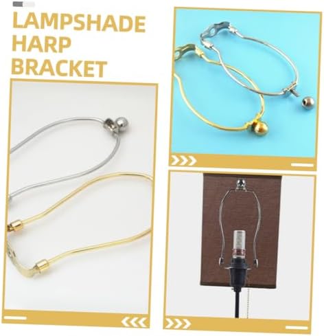 4pcs Lamp Shade Holder Gold Support Bracket for Floor Table Lamps and Lightweight Design for Crystal and Horn 1