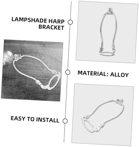 Heavy Duty Lamp Harp Bracket Holder for Table Lamps