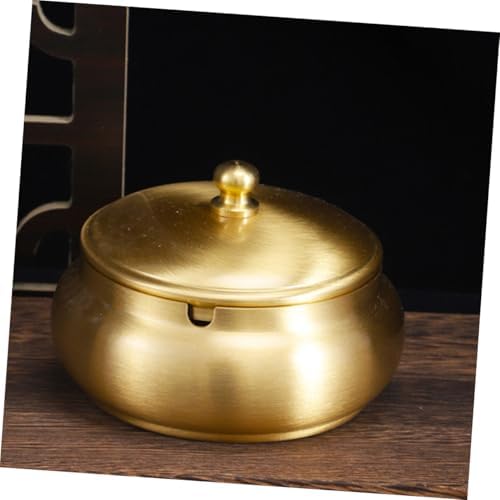 Brass Ashtray Lid for Indoor and Outdoor Use