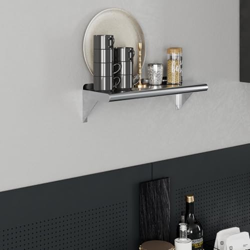 AmGood 8inx24in Stainless Steel Wall Shelf Commercial Grade