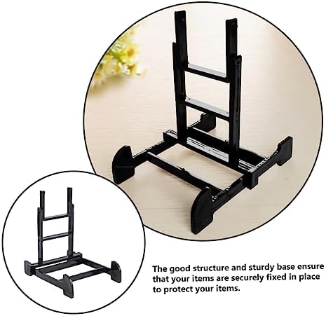 PRETYZOOM 5pcs Plastic Plate Display Stand Easel