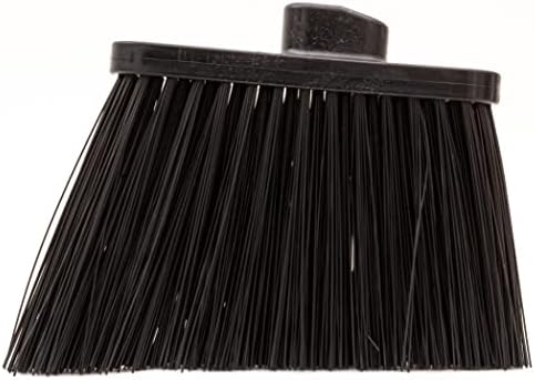 SPARTA 12 Inch Angled Plastic Broom Head Black