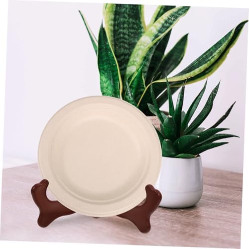 VALICLUD Ceramic Plate Holder Stand for Home Decor