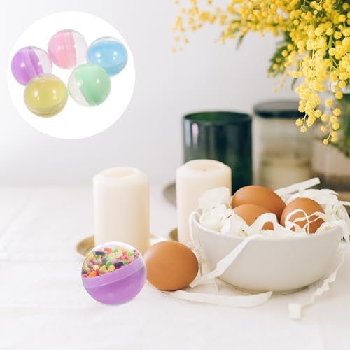 FAVOMOTO 50PCS Clear Round Vending Machine Balls