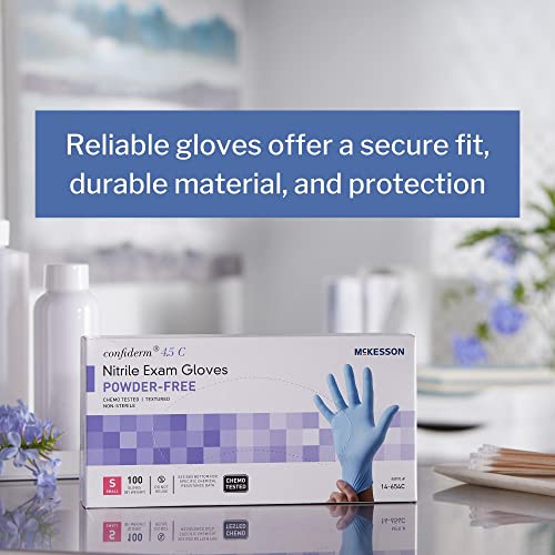 McKesson Confiderm 45C Nitrile Exam Gloves - 1000 Total