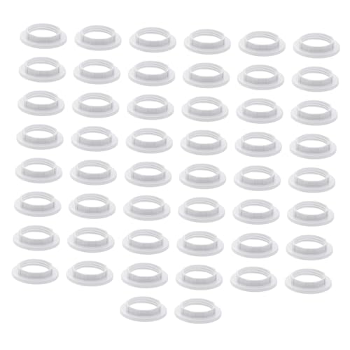 Homoyoyo 50pcs Plastic Lampshade Collar Replacement