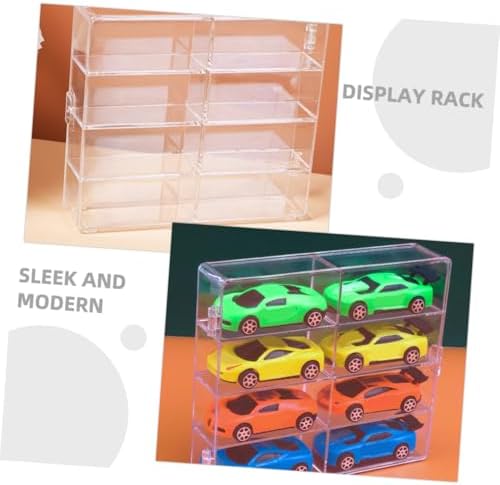 2pcs Display Case Stand for Collectibles and Car Models