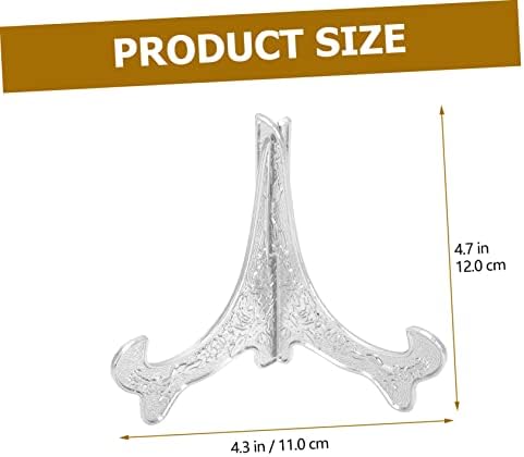 Cabilock Zinc Alloy Plate Display Stand for Home and Events