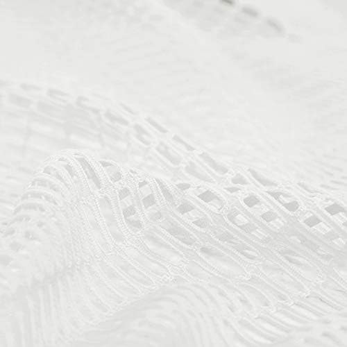 Macochico White Privacy Curtain for Medical Use 5ft x 8ft
