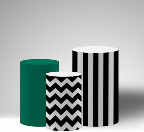 NIVIUS PHOTO Cylinder Display Pedestal Covers Set of 3