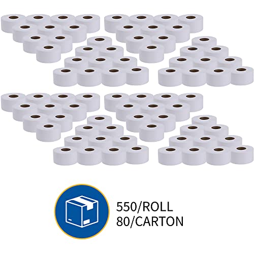 Genuine Joe Jumbo Roll Toilet Paper 2-Ply 12 Pack