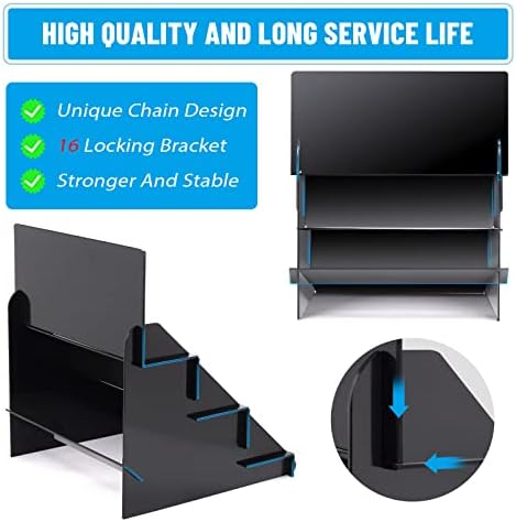 1855 x 16 x 15 Portable Display Stand - Black