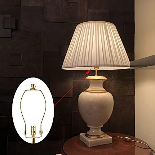 8 Inch Brass Lamp Harp Holder Set of 2