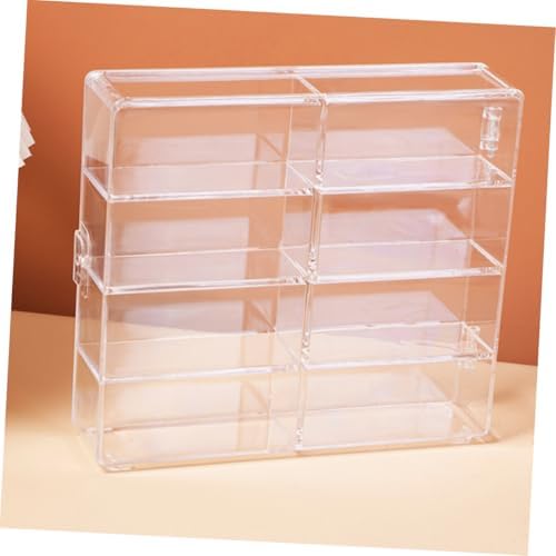 COHEALI 2Pcs Miniature Display Case Stand for Model Cars and Collectibles