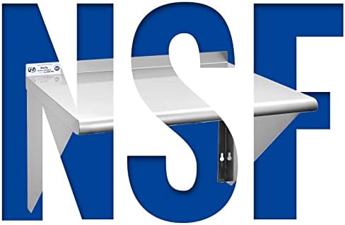 Hally Sinks Tables H 18x24 Inch Stainless Steel Shelf 300 lb