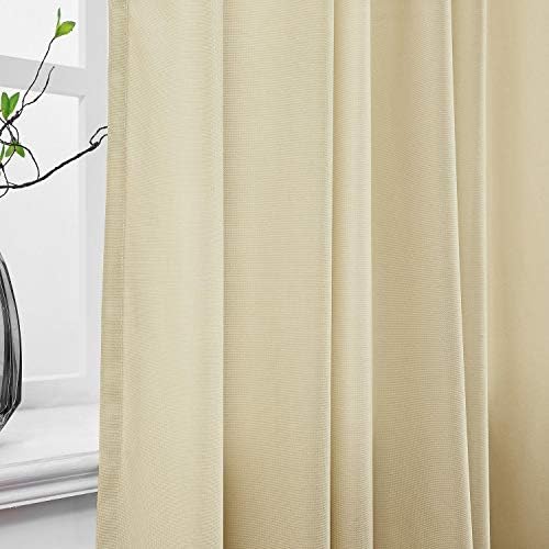 Cololeaf 5ft Wide x 7ft Tall Nickel Grommet Privacy Curtain