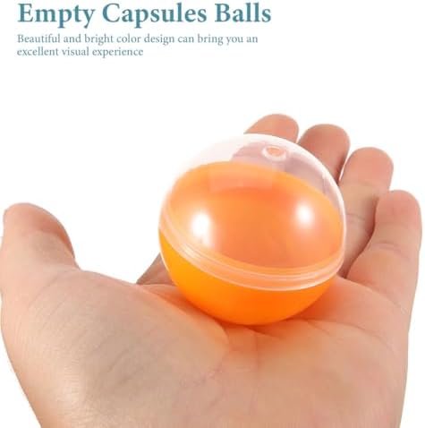 Ipetboom Vending Machine Capsules 50pcs Plastic Fillable Balls 18 Inch