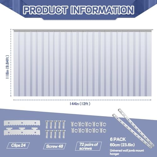 Juexica Plastic Strip Door Curtain Kit 008 Winter Thickness