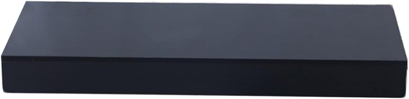 Square Display Pedestal Stand 440 Lbs Load Black 50x50x10cm