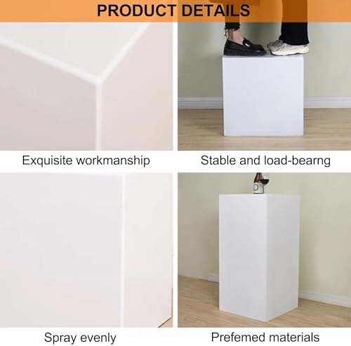 OMESDA Cube Display Pedestal Stands 40x40x80cm