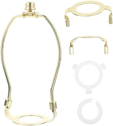 Jojofuny 2sets Heavy Duty Lamp Harp Adapter for Standard Bases and Sturdy Construction