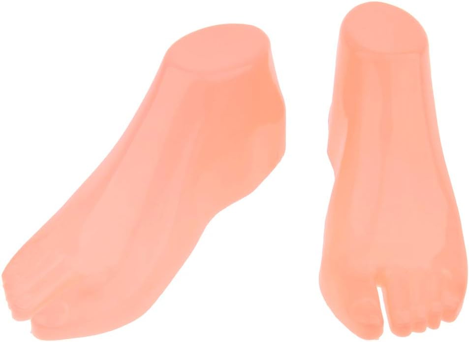 Baosity 2pcs Men Feet Socks Display Stand Model