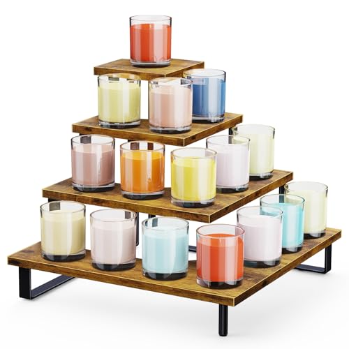ELITEROO 4 Tier Display Riser Stand for Retail and Home Use