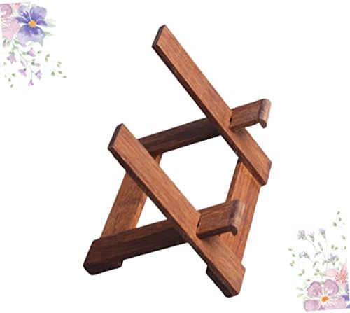 3-Tier Bamboo Tea Cake Holder Stand Adjustable Display Rack