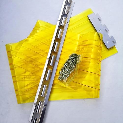 Yellow PVC Door Curtain for Commercial Entry Doors