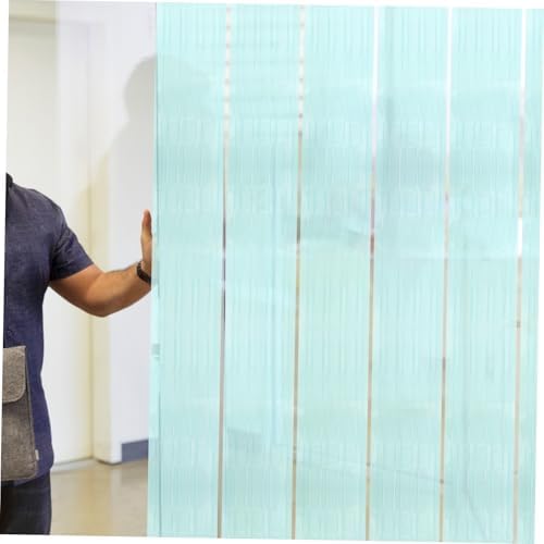 Ciieeo Semi Sheer PVC Strip Curtain for Classroom Shop and Freezer