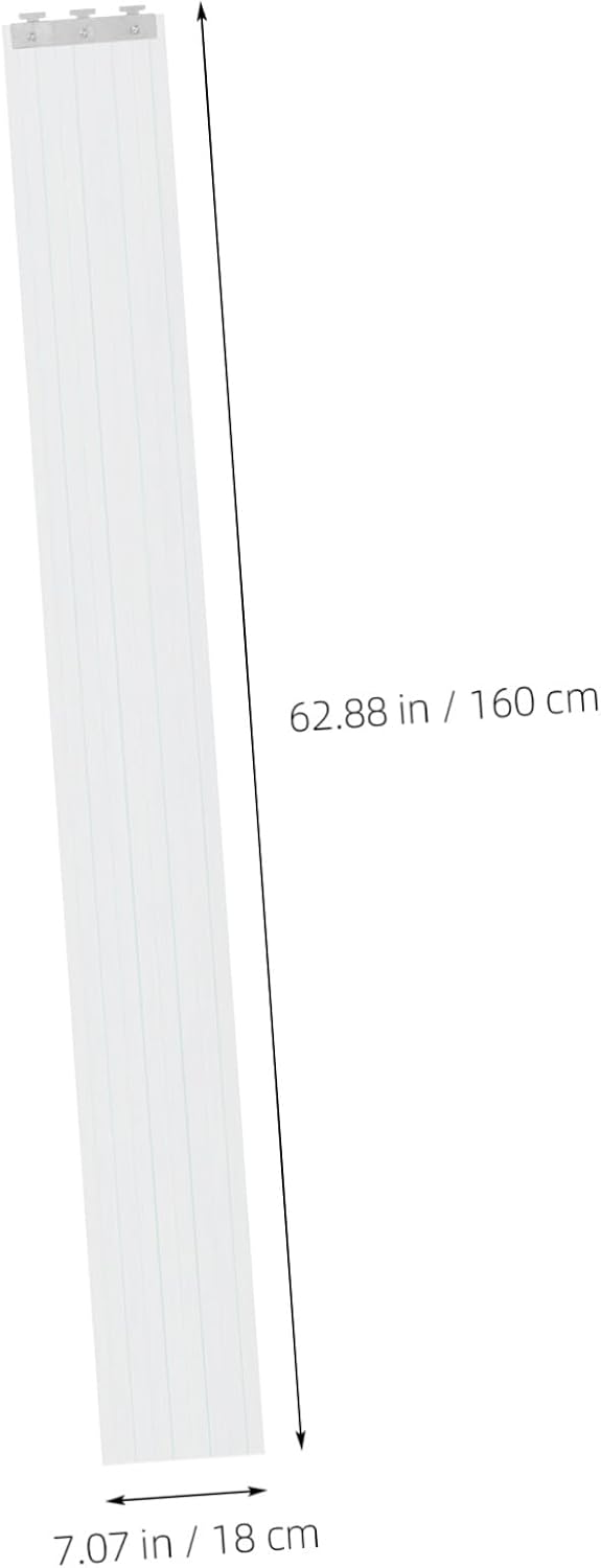 Ciieeo Transparent Door Curtain for Bathrooms and Garages