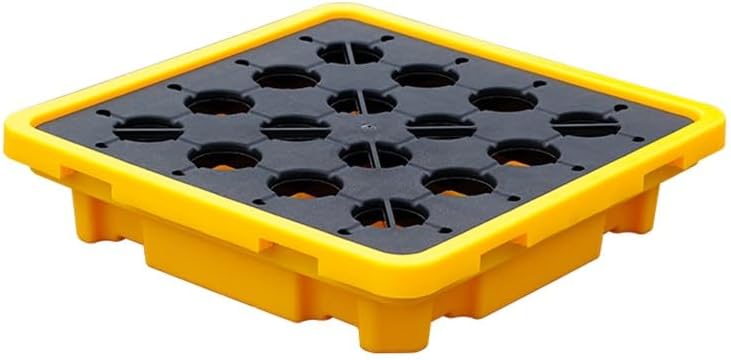 Stackable Oil Drum Pallet with Drain Port and Modular Design