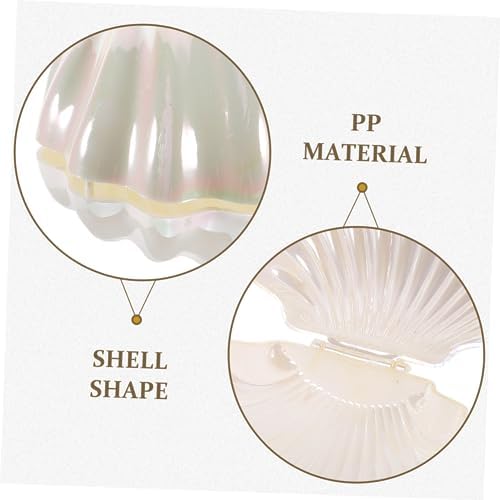 PRETYZOOM Shell Design Candy Box Mini Storage Case for Party Favors