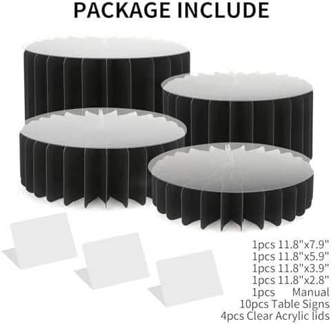 Buffet Risers Acrylic Display Stands for Party Tables