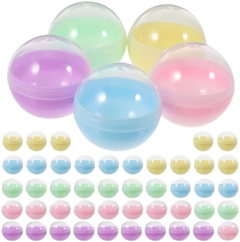 FAVOMOTO 50PCS Clear Round Vending Machine Balls