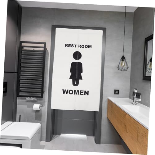 Zerodeko Public Restroom Privacy Curtain for Business Use
